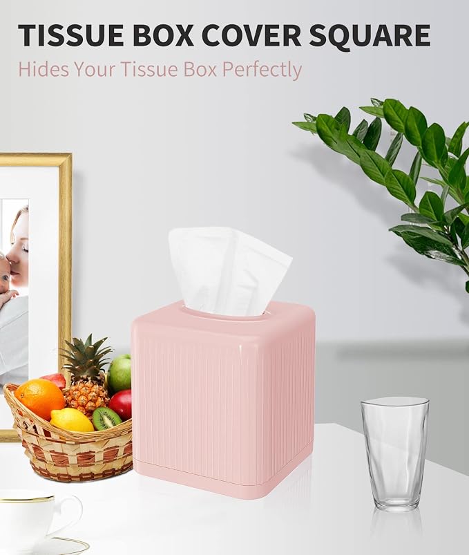 Livelab Tissue Box Cover with Base - Image 3