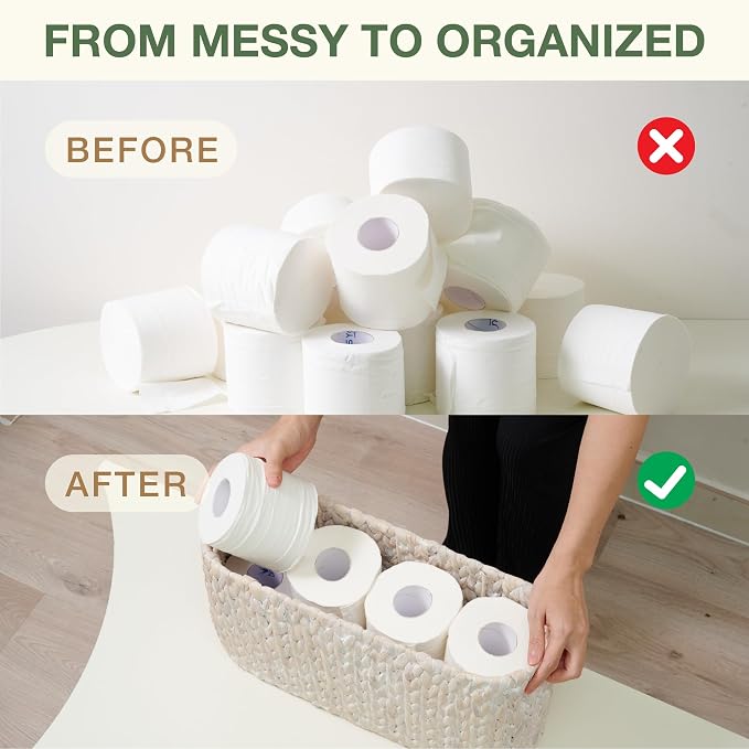 Toilet Paper Storage Basket, Toilet Paper Holder - Image 4