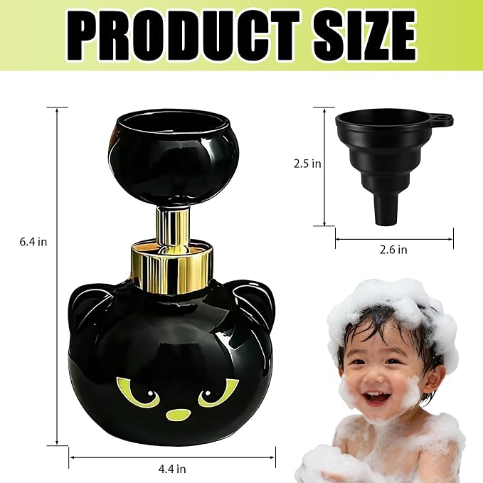 Cute Cat Paw Foam Soap Dispenser, Refillable Eco-Friendly Hand Soap Dispenser - Image 7