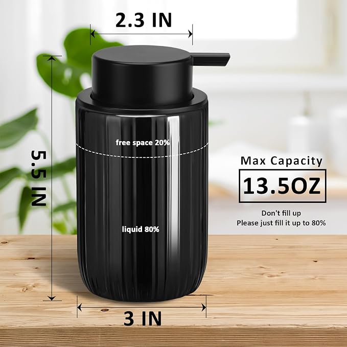Soap Liquid Dispenser Ceramic - Image 4