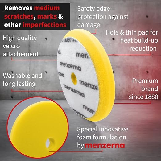 menzerna 6 Inch Polishing Pad Medium Cut - Image 2