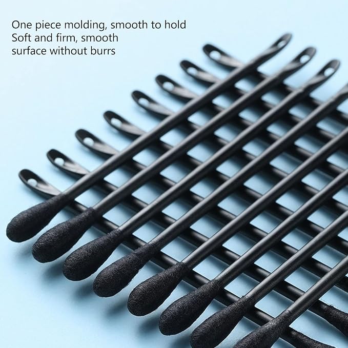 100Pcs Pimple Extractor, Disposable Double Tipped Cotton Swabs Stick Comedone - Image 3