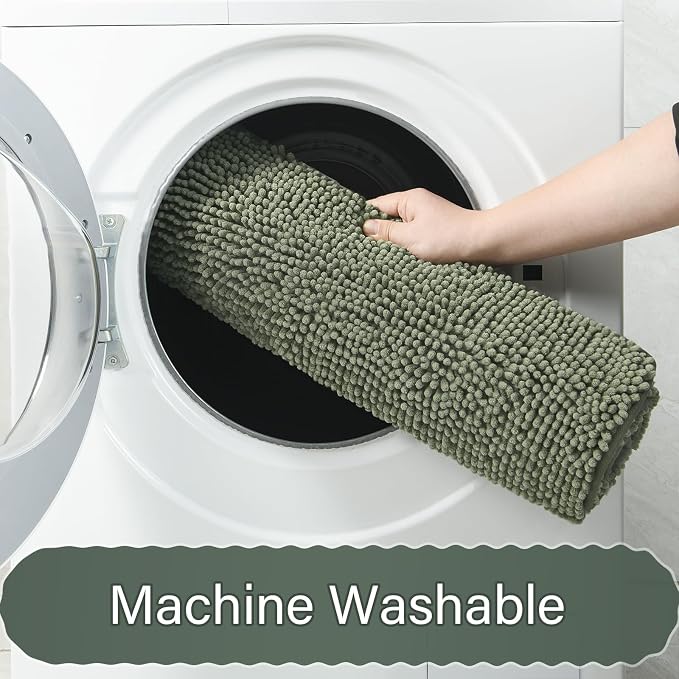 AROGAN Bathroom Rug Sets 2 Piece, Washable Bath Rug Set, Absorbent Soft Non - Image 5
