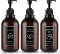 Shampoo and Conditioner Dispenser, Refillable Plastic Shampoo Pump Bottles by Unknown