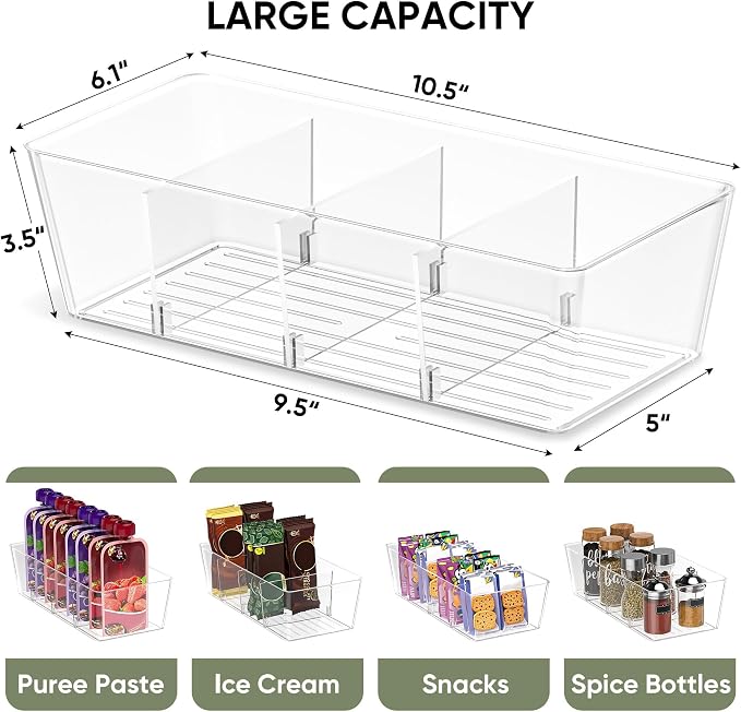 BALEINE Clear Plastic Storage Bins - Image 4