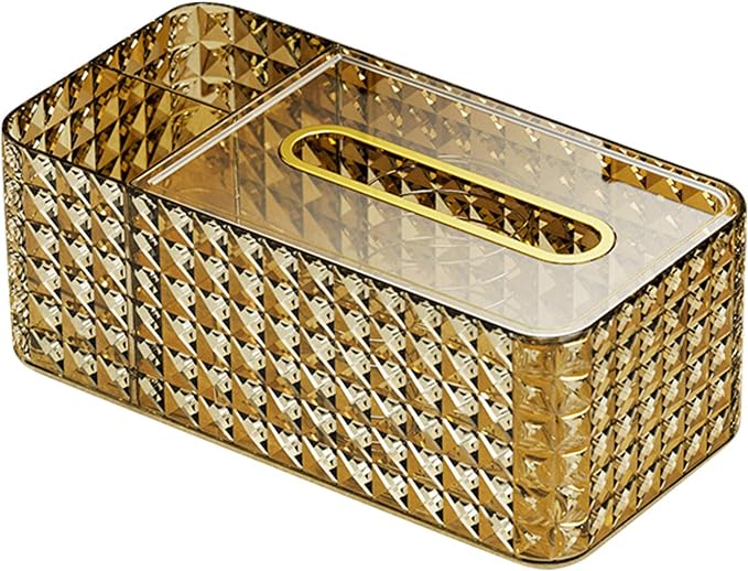 Tissue Box Cover Rectangle, Tissue Holder Napkin Dispenser by Khakho