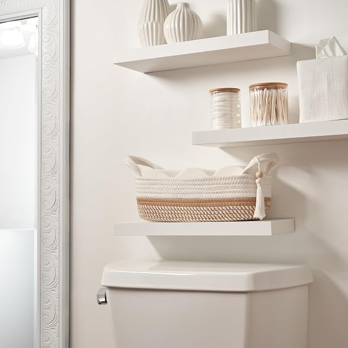 Decorative Toilet Paper Basket – Beautiful Bathroom Organizer - Image 7