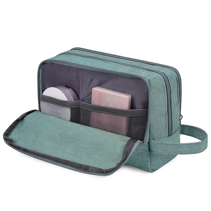 Toiletry Bag for Men Hanging Dopp Kit Water Resistant Shaving Bag Small - Image 7