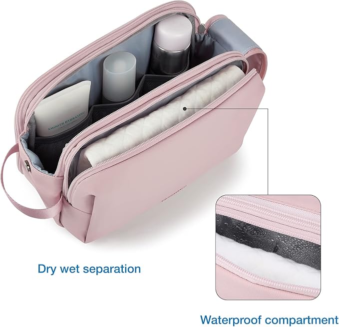BAGSMART Toiletry Bag for Men, Travel Toiletry Organizer Dopp Kit - Image 3