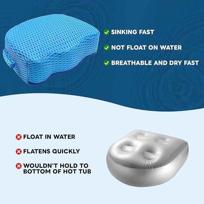Luxury Extra Thick Weighted Hot Tub Booster Seat - Image 6