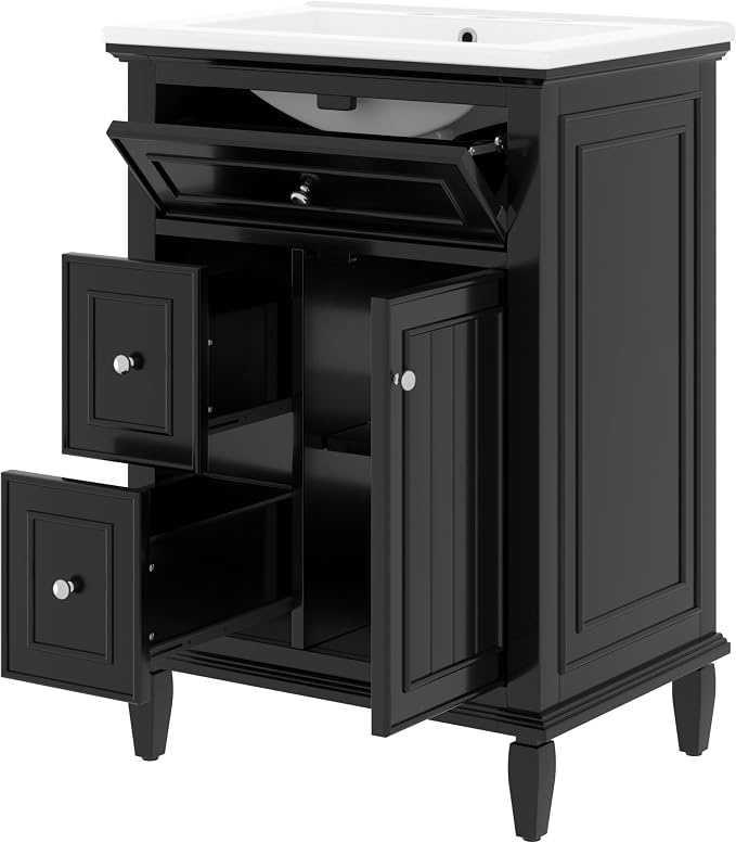 Harper & Bright Designs 24" Bathroom Vanity - Image 9