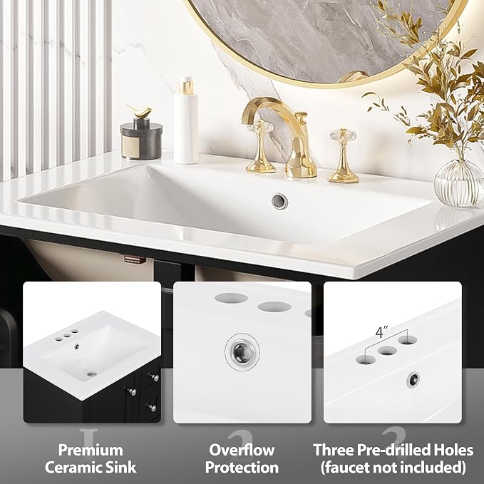 Bellemave 24" Bathroom Vanity - Image 5