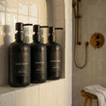 Stylish Shampoo and Conditioner Dispenser Set of 3 by KIBAGA