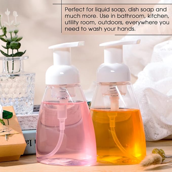 Eboot 24 Pcs 10 oz Foaming Soap Dispenser Foaming Pump Bottle Travel Hand Soap - Image 5