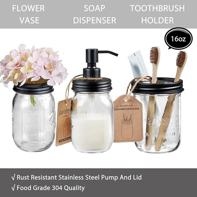 SheeChung 8PCS Bathroom Accessories Set Complete - Image 3