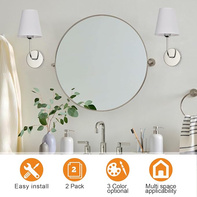 Modern Hardwired Wall Sconces, Farmhouse Light, Living Room, or Staircase. Sleek - Image 3