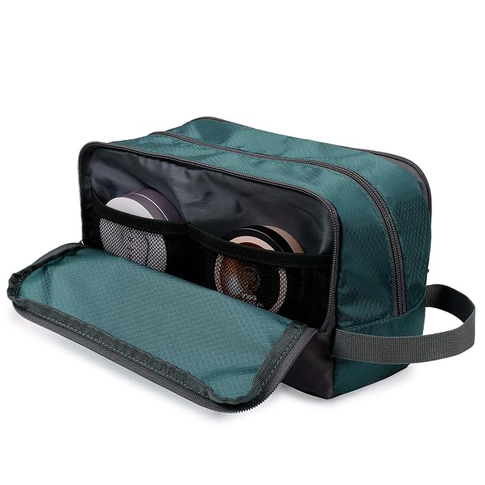Toiletry Bag for Men Hanging Dopp Kit Water Resistant Shaving Bag Small - Image 3