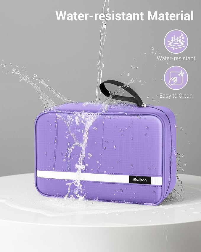 Maliton Toiletry Bag for Men & Women Travel Toiletry Bag Hanging Toiletry Bag - Image 4