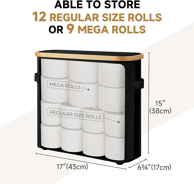 StorageWorks Toilet Paper Storage Baskets - Image 3
