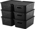 AREYZIN Storage Bins Plastic Storage Baskets by AREYZIN