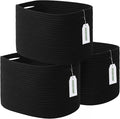 Cotton Rope Storage Basket, Woven Basket by ECDYQXVU