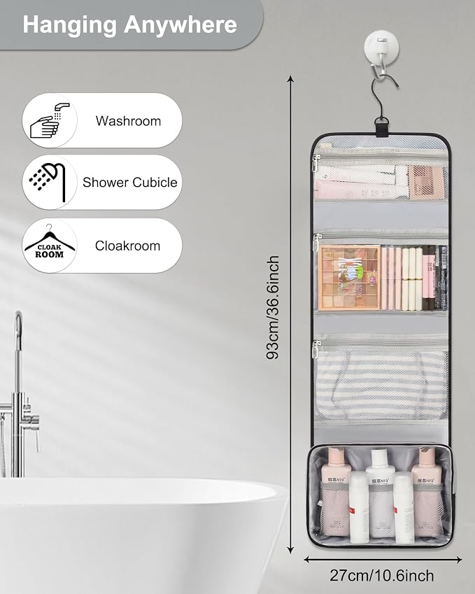 Relavel Travel Hanging Toiletry Bag - Image 4