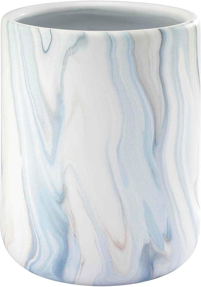 Avanti Linens - Wastebasket, Resin Accessories, Guest Bathroom Essentials - Image 2