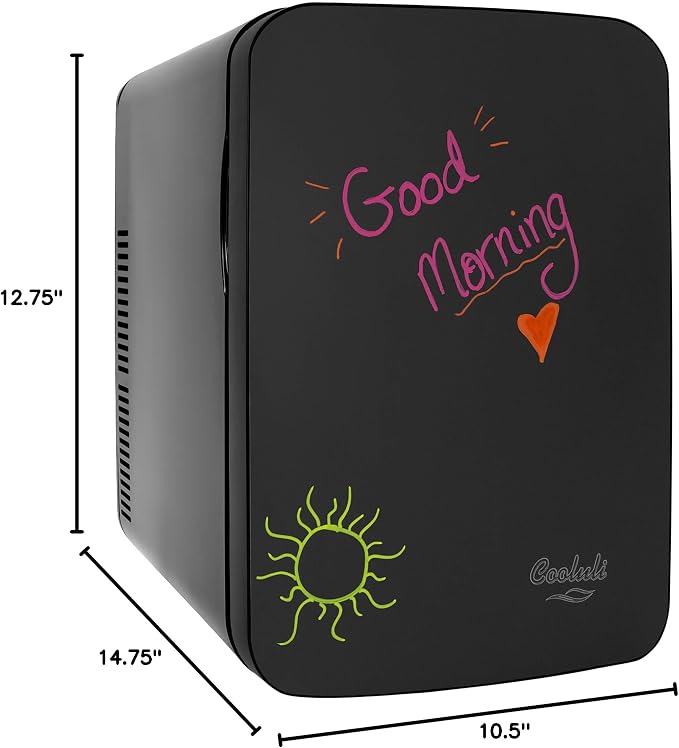 Cooluli 15L Mini Fridge with Magnetic Blackboard - Image 8