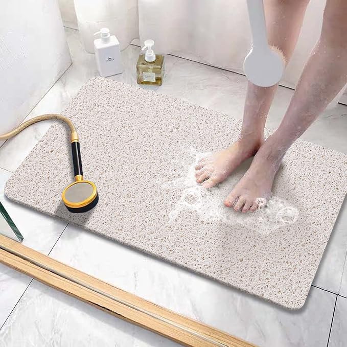 Asvin Soft Textured Bath, Tub Mat, 47x16 Inch, Phthalate Free, Non Slip Comfort by Unknown
