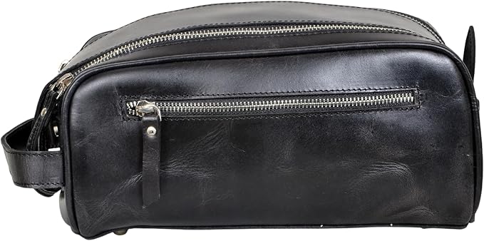 Premium Buffalo Leather Toiletry Bag - Image 3