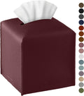 Tissue Box Cover, Jeethemy Square PU Leather Tissue Box Holder, Modern Tissue by Jeethemy
