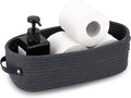 Cotton Rope Toilet Paper Holder Basket by Oradrem
