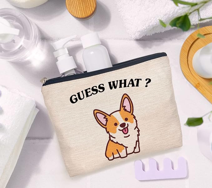 IWXYI Corgi Dog Make up Bag, Corgi Gifts - Image 2