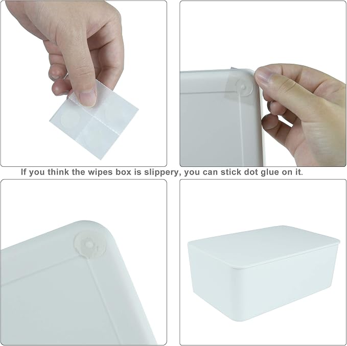Diaper Wipes Dispenser, Tissue Storage Box Case, Wet Wipe Dispenser Holder - Image 6