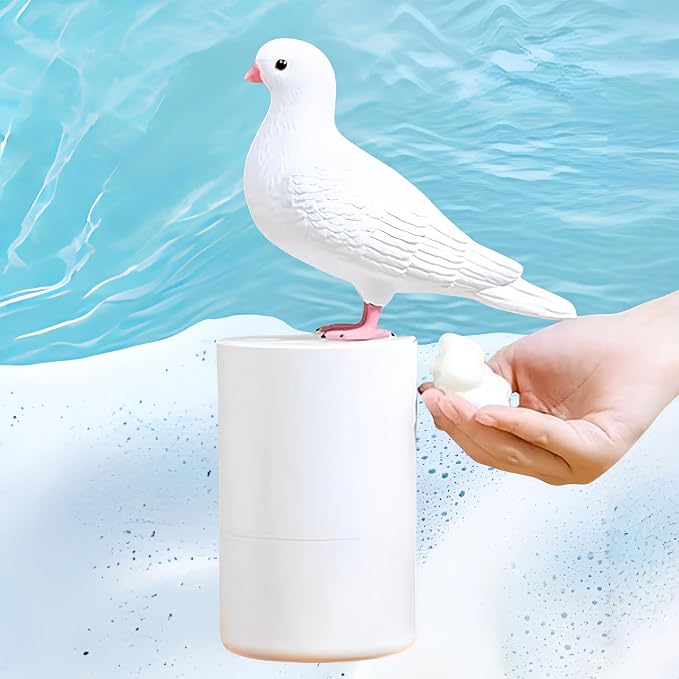 Peace Bird Foam Soap Dispenser-Pigeon And Bald Eagle Shaped Foam Hand Washer by Unknown