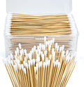 500/1000 Count 6'' Long Round/Pointed Cotton Swabs Durable Stem, Lint- Free Gun by GUNTECHKIT