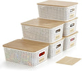 Small Plastic Storage Bins by Bagnizer