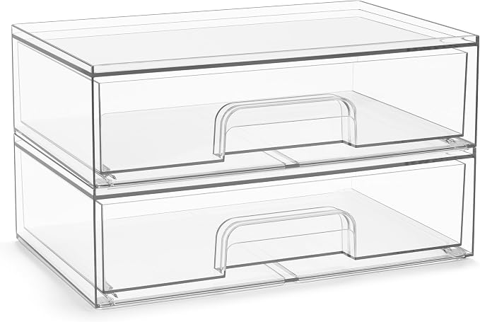 Sorbus Acrylic Storage Containers by Sorbus