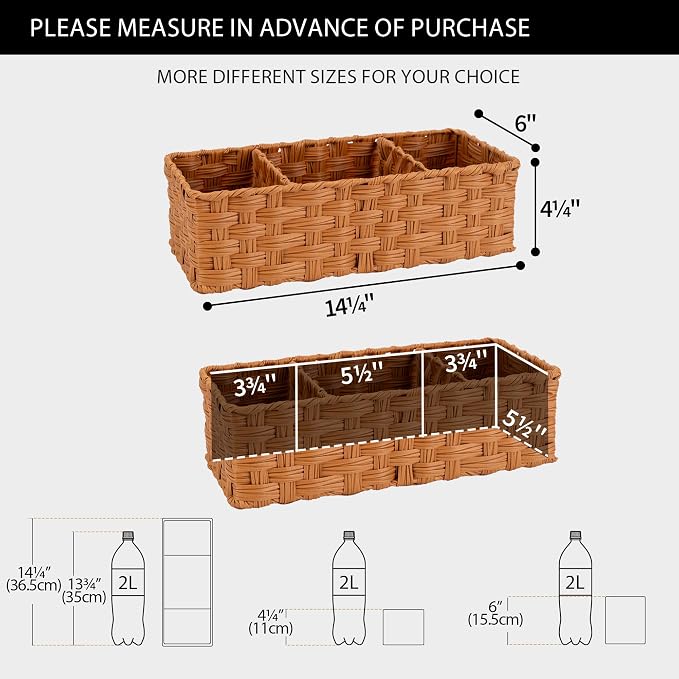 GRANNY SAYS Bathroom Toilet Organizer, Back of Toilet Storage Basket, - Image 2