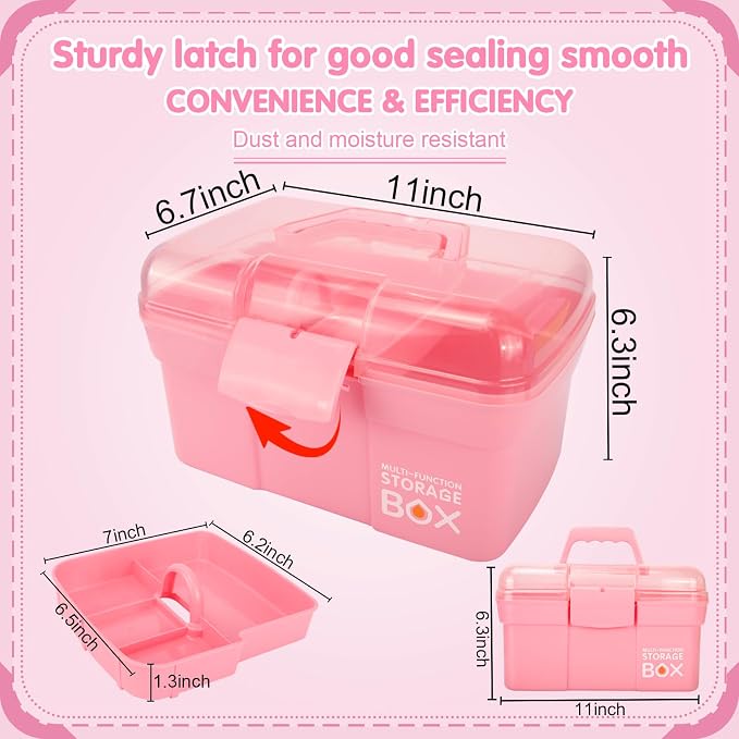 11in Mutipurpose Storage Box Organizer - Image 2