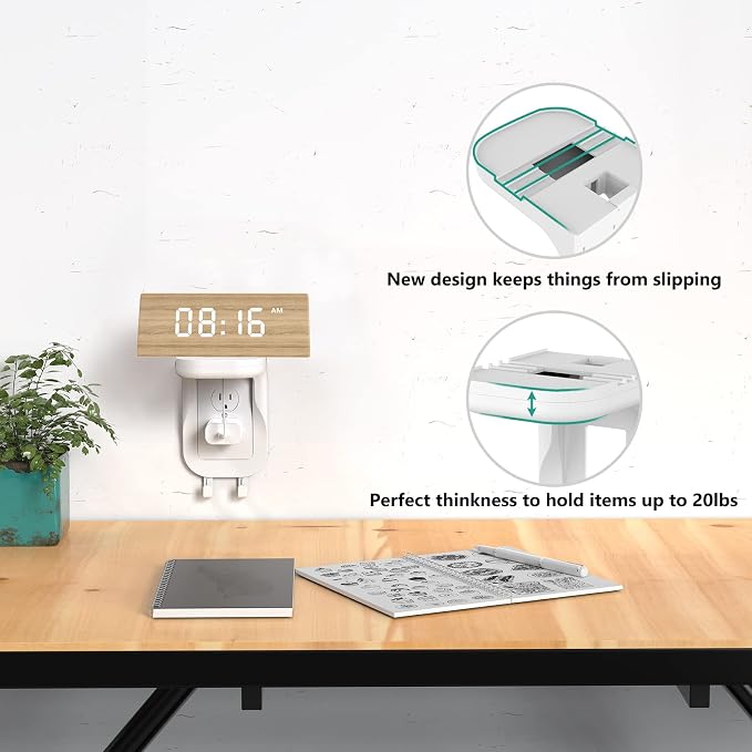 WALI Outlet Shelf Wall Holder, Fit - Image 9