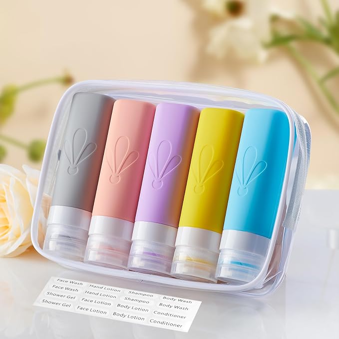 INSFIT Travel Bottles for Toiletries, TSA Approved 3oz Travel Size Toiletries - Image 5