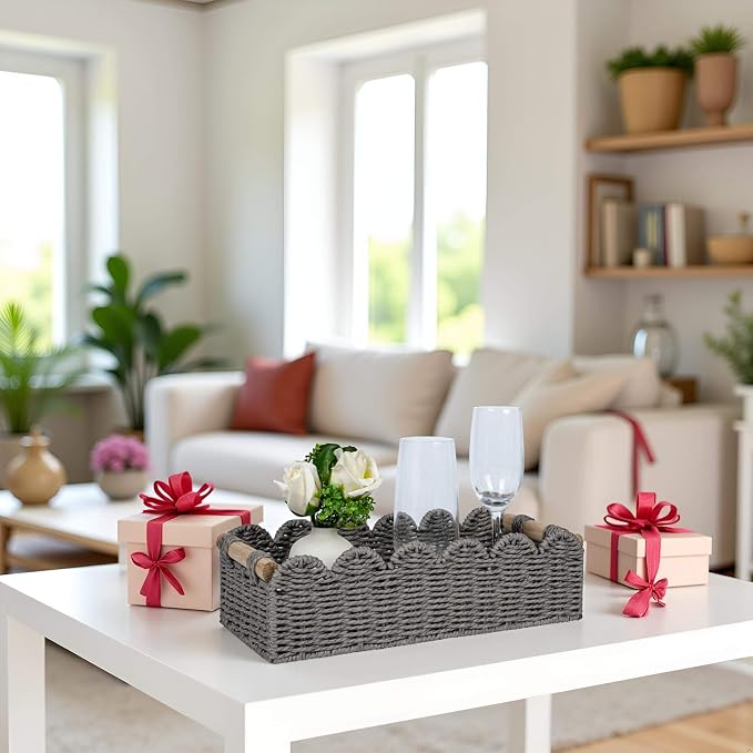 CubesLand Scalloped Edge Decor Baskets - Image 7