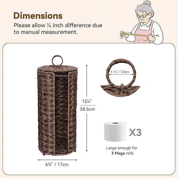 GRANNY SAYS Toilet Paper Storage Basket - Image 7