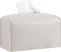 Tissue Box Cover PU Leather Tissue Holder Square Facial Tissue Case Facial by zoocatia