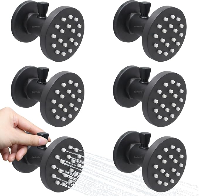 2-Inch Brass Shower Body Spray Jets by Backnets