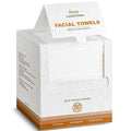 Disposable Face Towel, Biodegradable Facial Towels, Extra Thick Soft Large by LUXU