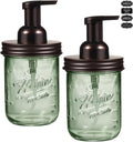 SheeChung Mason Jar Foaming Soap Dispenser, Stainless Steel Lid, BPA Free Pump by SheeChung