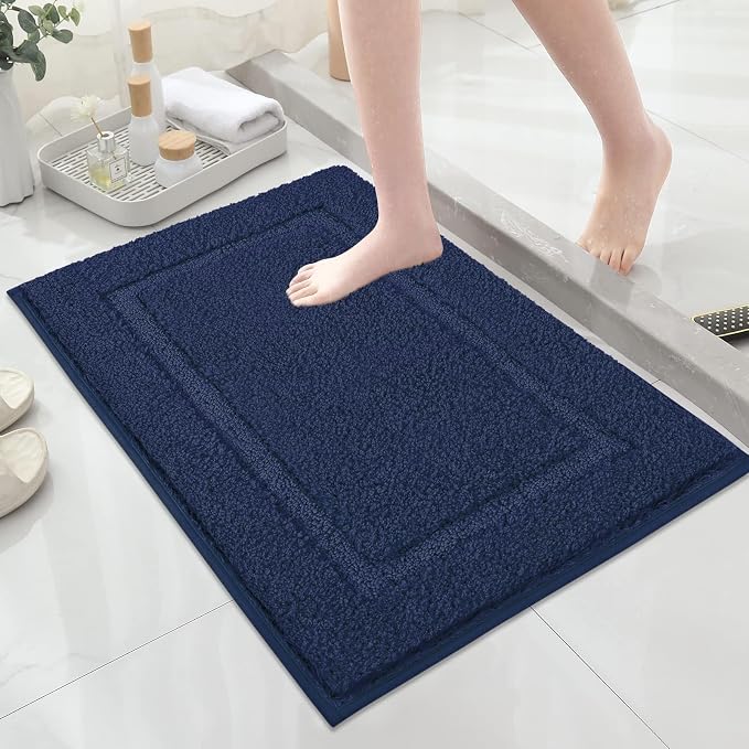 SHACOS Soft Fluffy Bathroom Rugs Set of 3 Pieces Bath Mats - Image 9