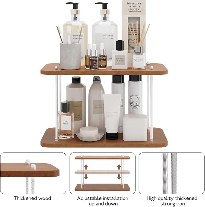 Bathroom Counter Organizer, Bathroom Shelf Organizers & Sink Organizer - Image 3
